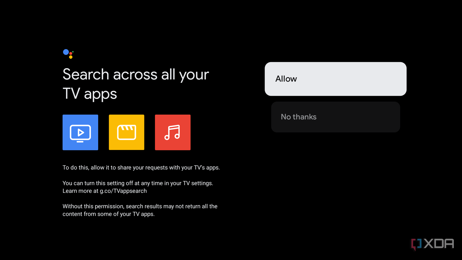 Google TV personalization
