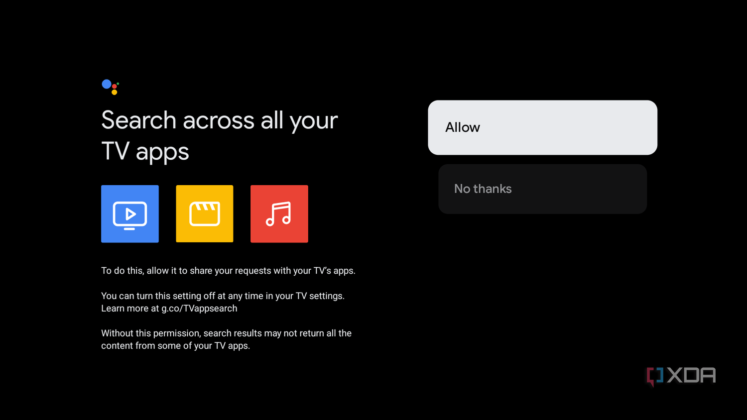 Google TV personalization