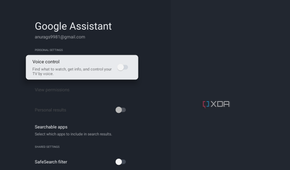 Google Assistant settings