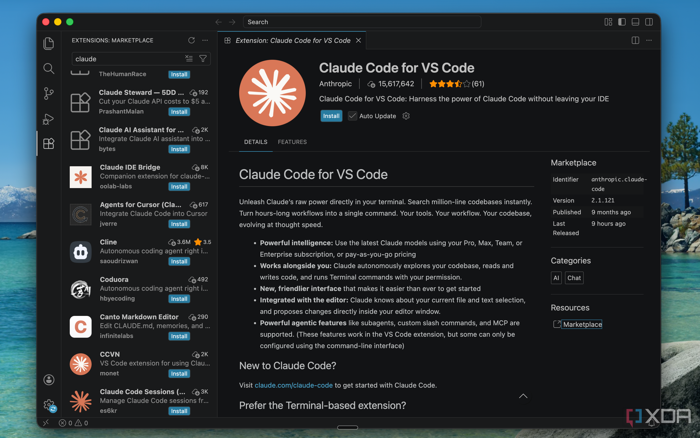 I switched from VS Code's marketplace to Open VSX, and Microsoft's is ...