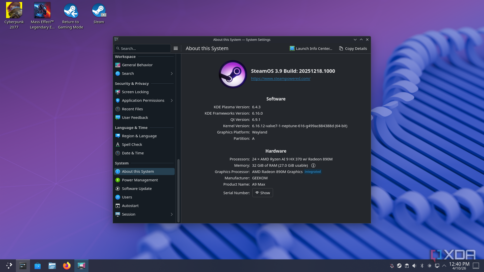 SteamOS 3.9 is the closest thing to a perfect desktop Linux I've ever used