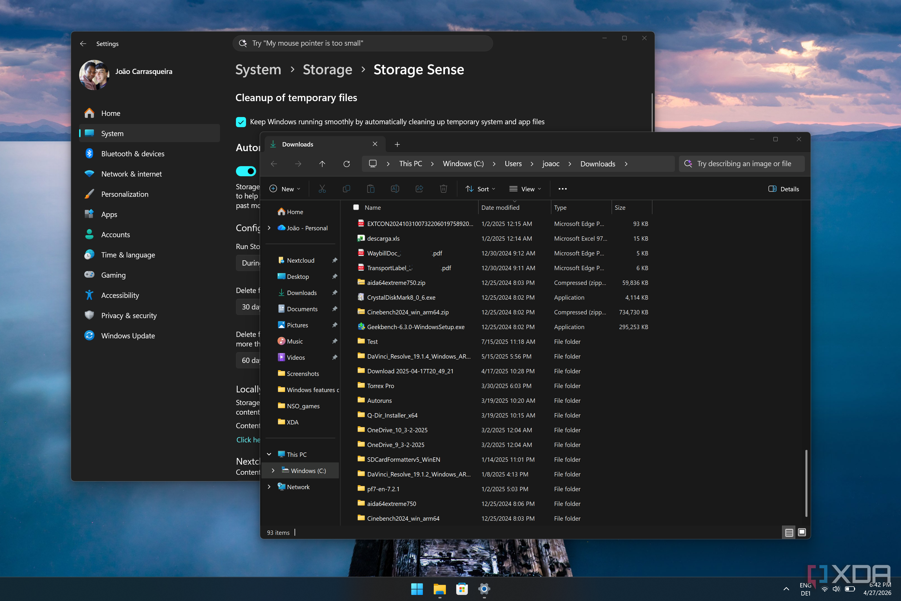 настройка Storage Sense в Windows 11 — иллюстрация 5 к материалу