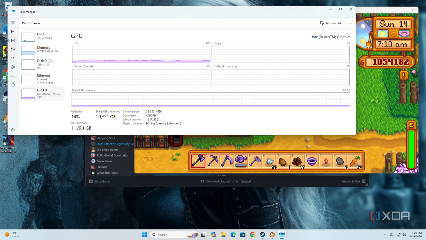 I ran Cyberpunk 2077 inside a Proxmox VM on a mini PC, and it