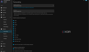 Transcoding settings in Jellyfin