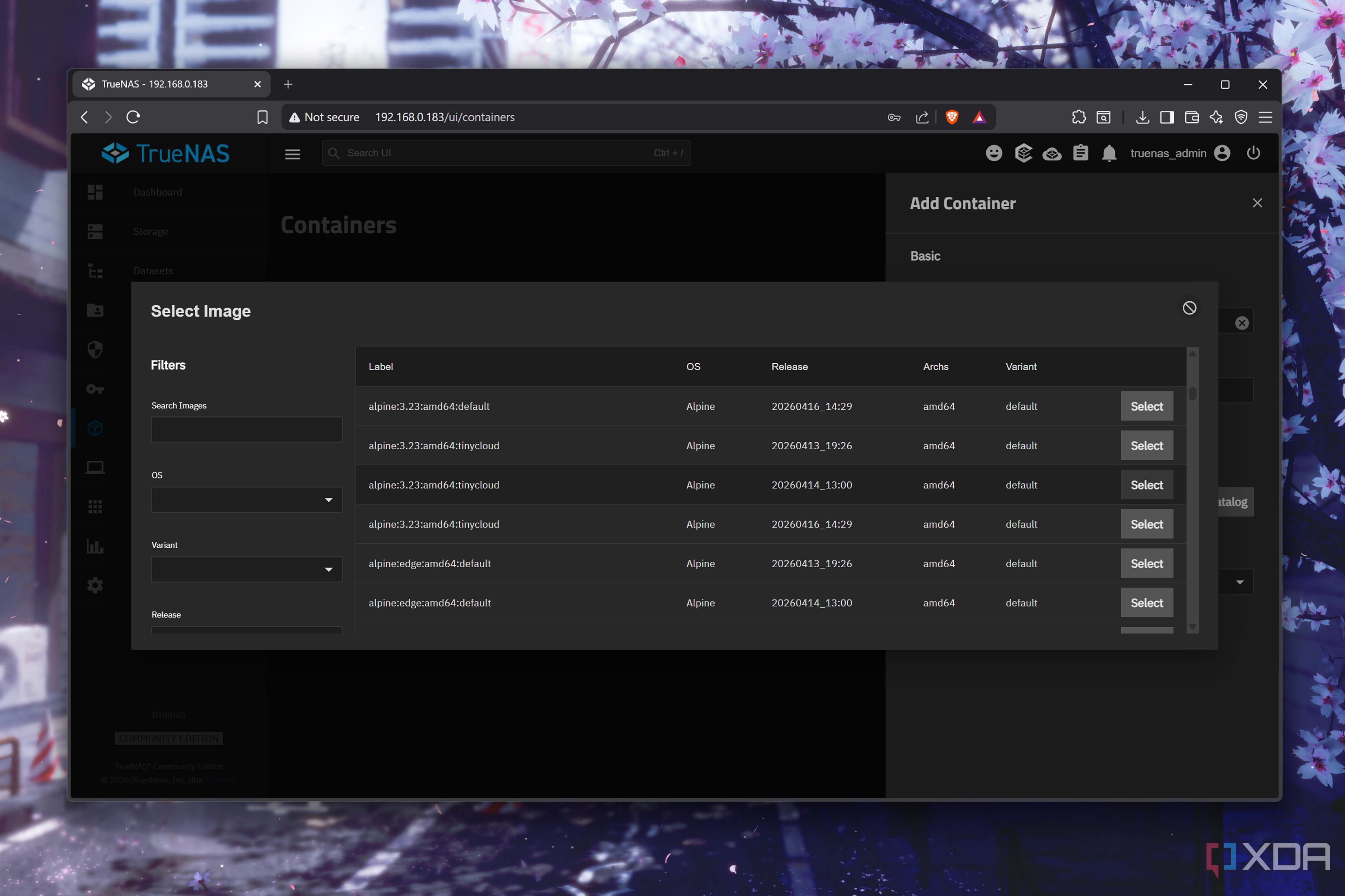 The best NAS distro dropped a public beta for its new update, and it ...