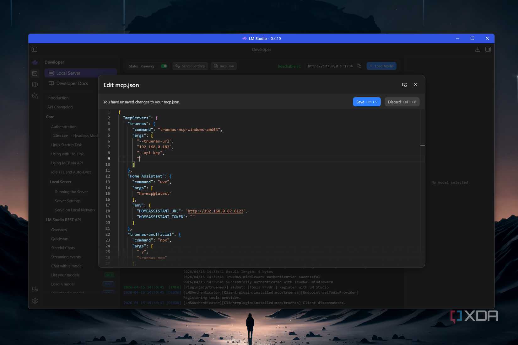 TrueNAS MCP Official Server Configuration