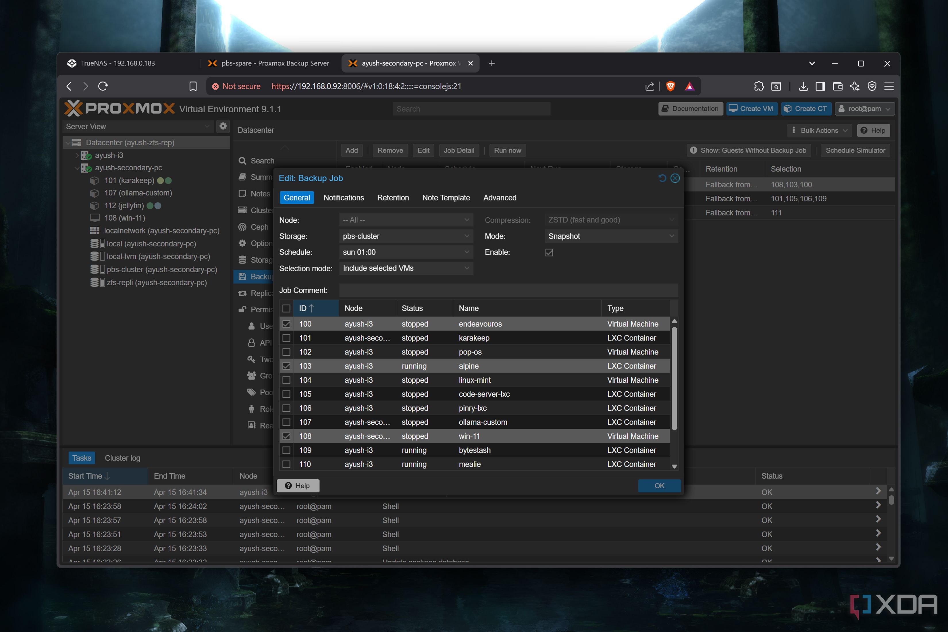 Миграция Proxmox Backup Server на TrueNAS: решение проблемы нехватки дискового пространства — иллюстрация 5 к материалу