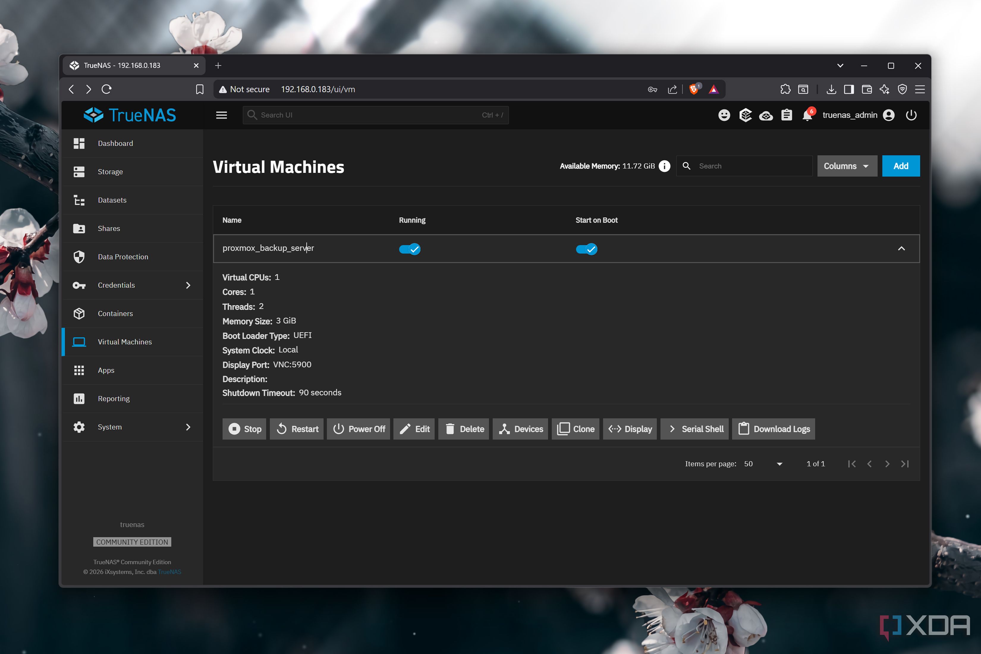Миграция Proxmox Backup Server на TrueNAS: решение проблемы нехватки дискового пространства — иллюстрация 10 к материалу