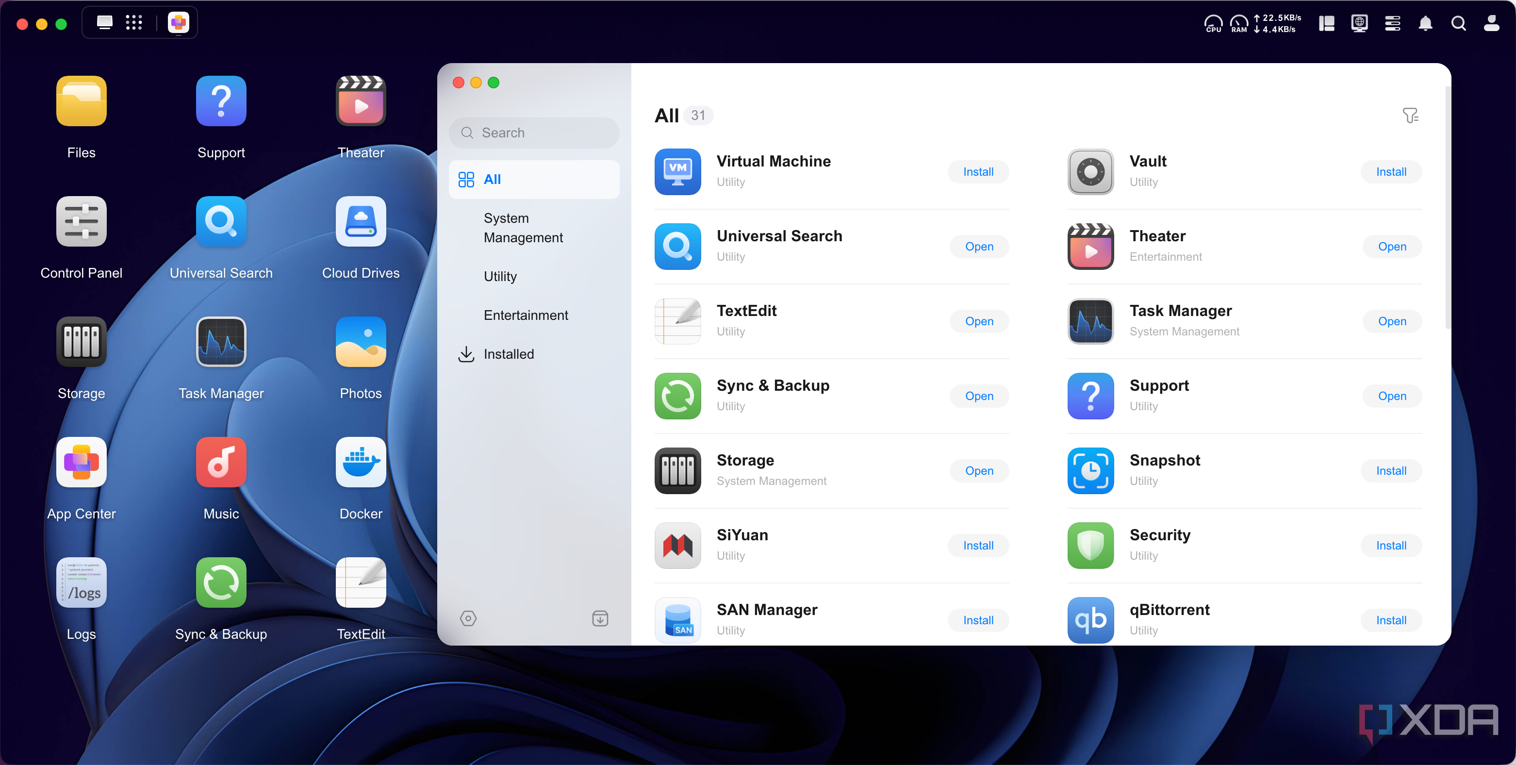 UGOS Pro apps