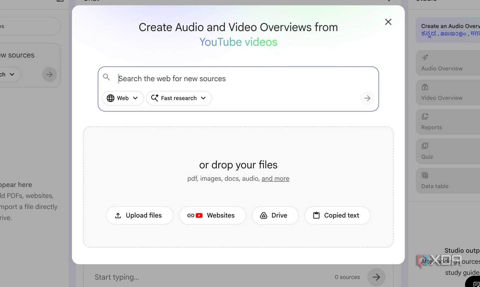 create a new notebook in NotebookLM