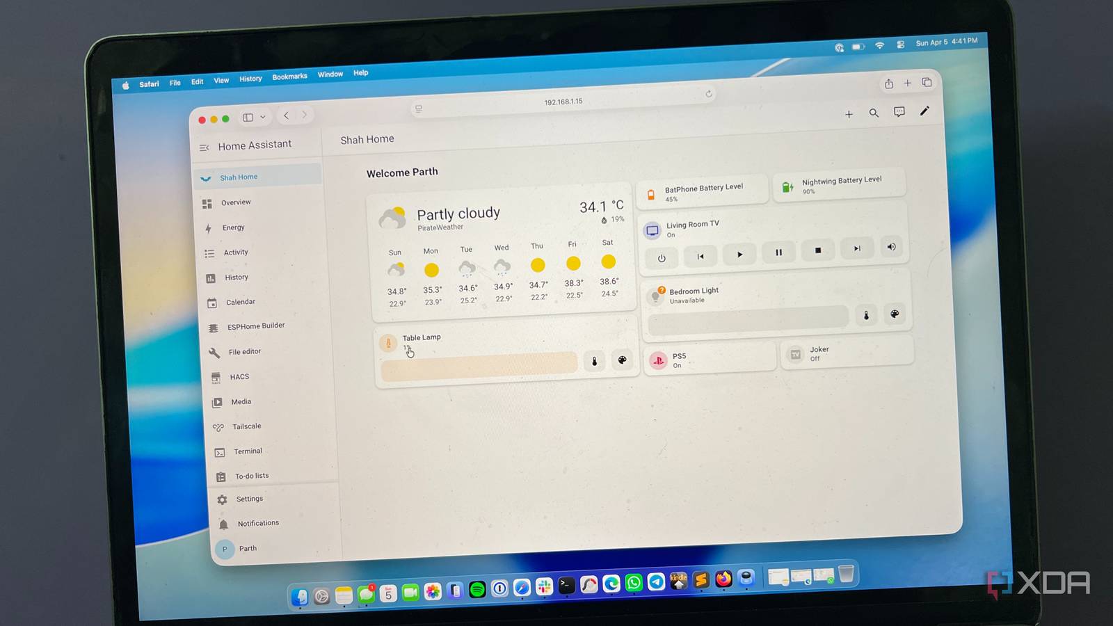 Home Assistant running in Docker on Mac
