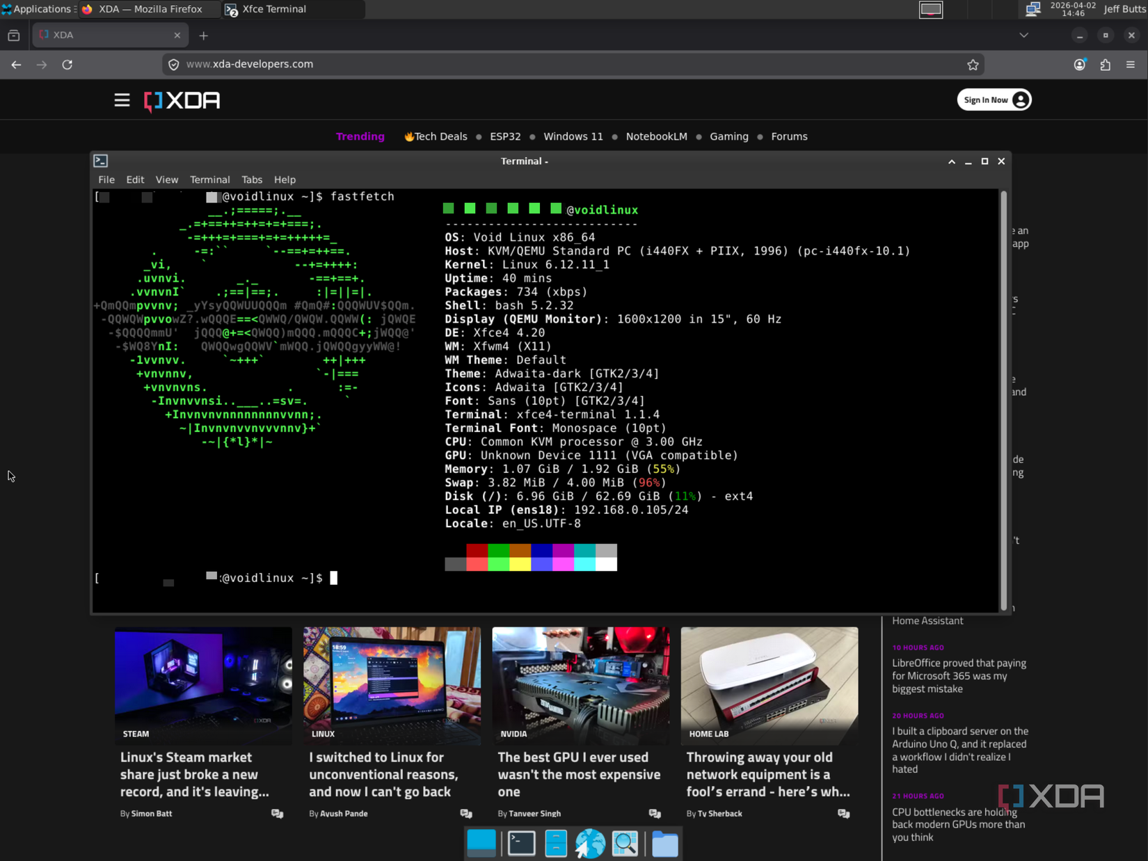 Void Linux screenshot_2