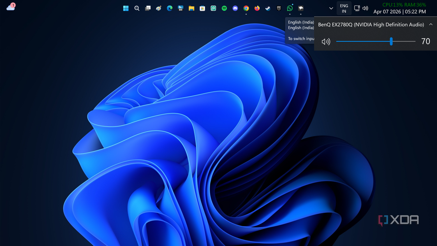 Taskbar Volume Slider Power users can do so much more with the Windows 11 taskbar, and all ...