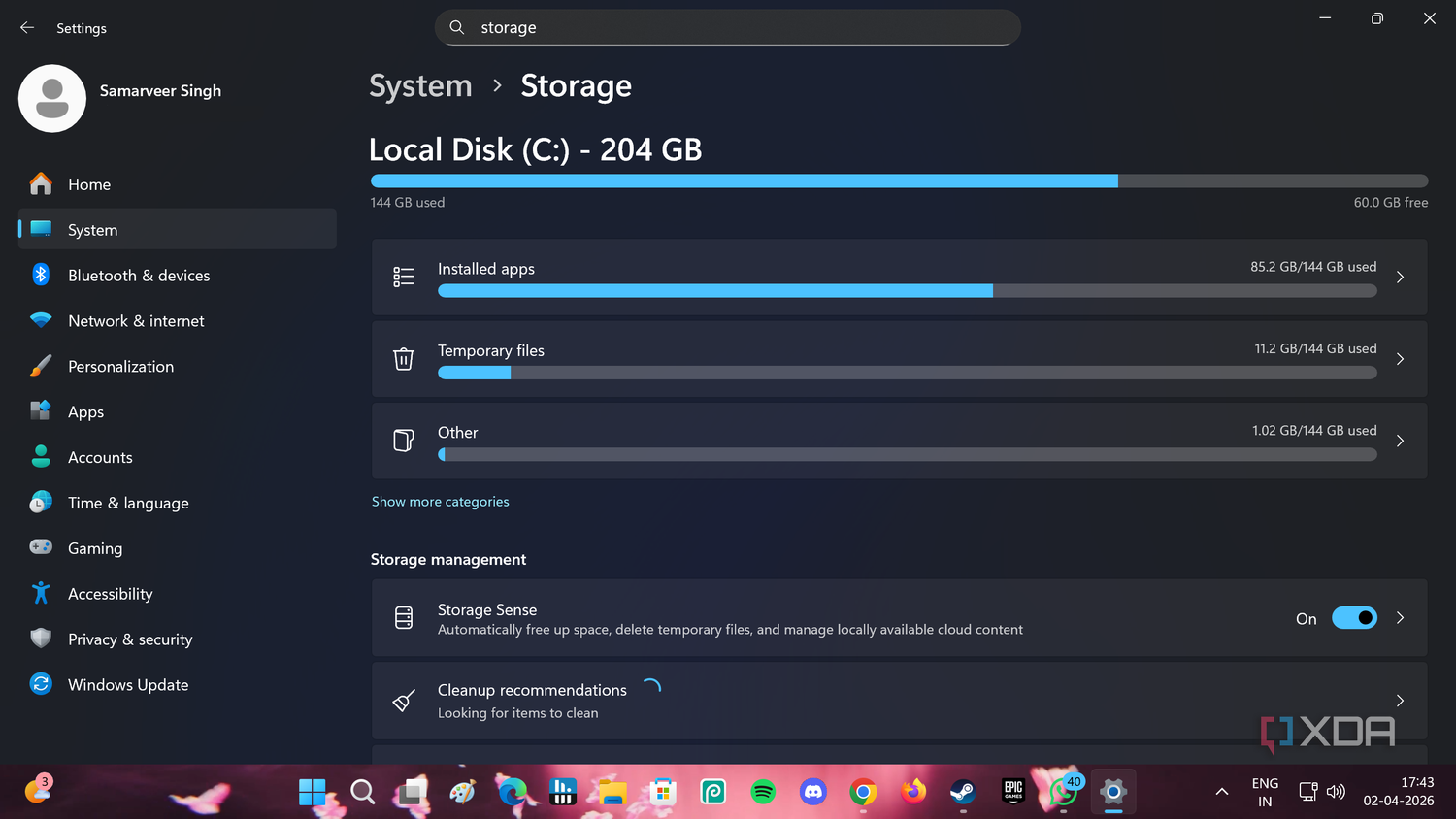 освободить место на SSD — иллюстрация 4 к материалу освободить место на SSD — иллюстрация 4 к материалу