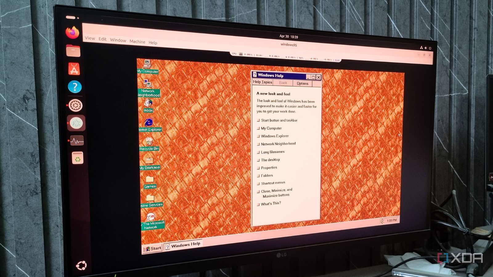 This GitHub project lets you run Windows 95 on any Linux machine