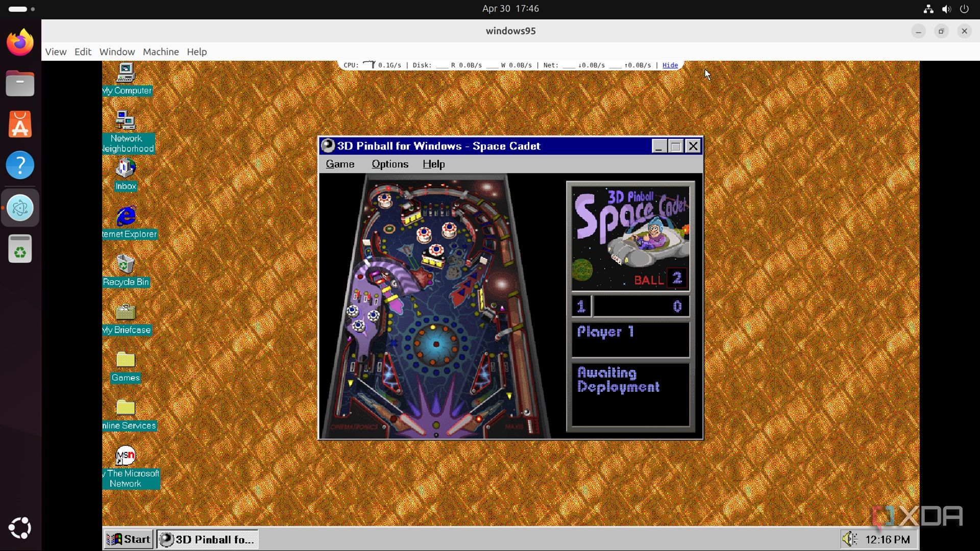 This GitHub project lets you run Windows 95 on any Linux machine and ...