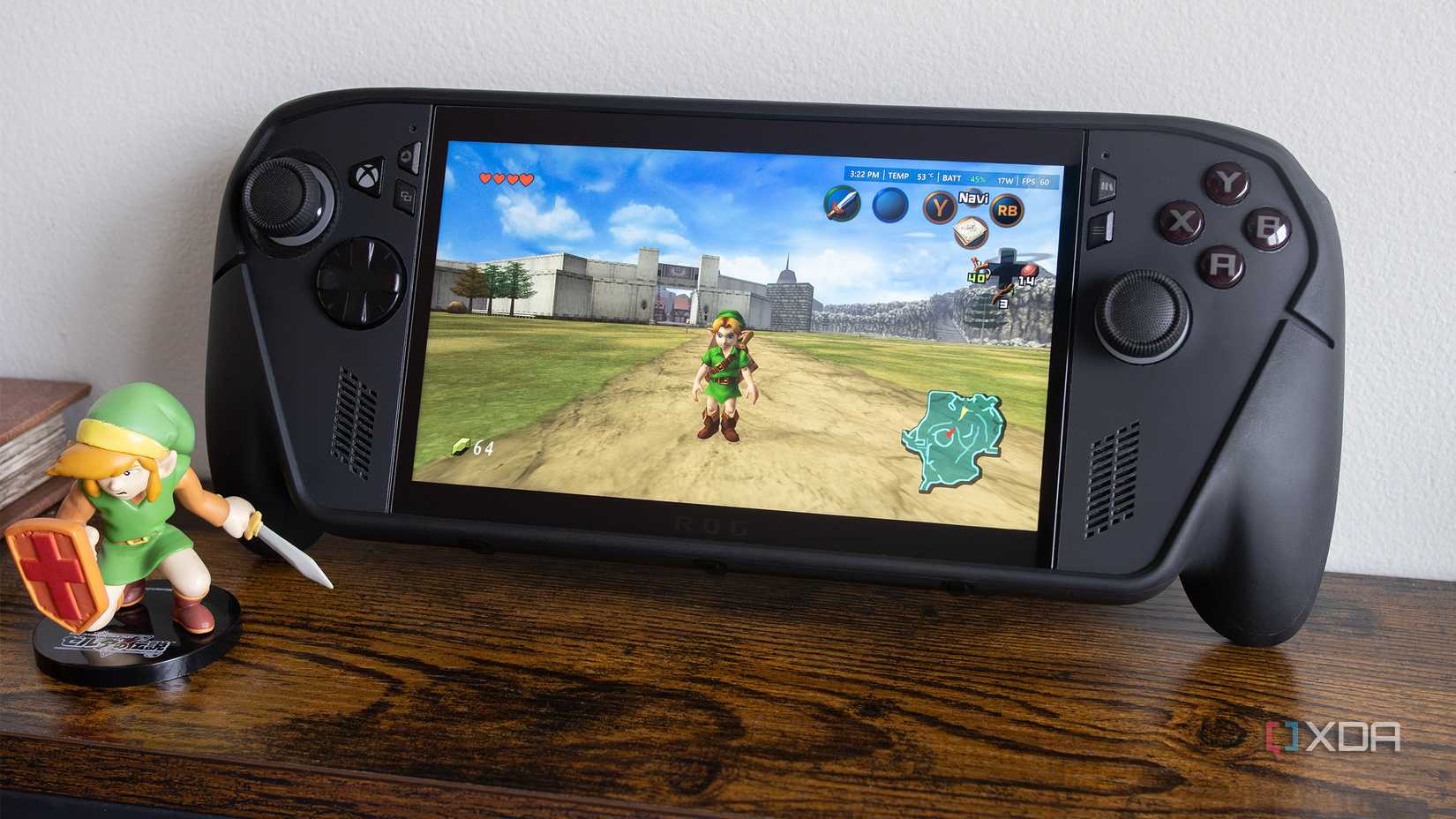 The Legend of Zelda: Ocarina of Time running on Ship of Harkinian 