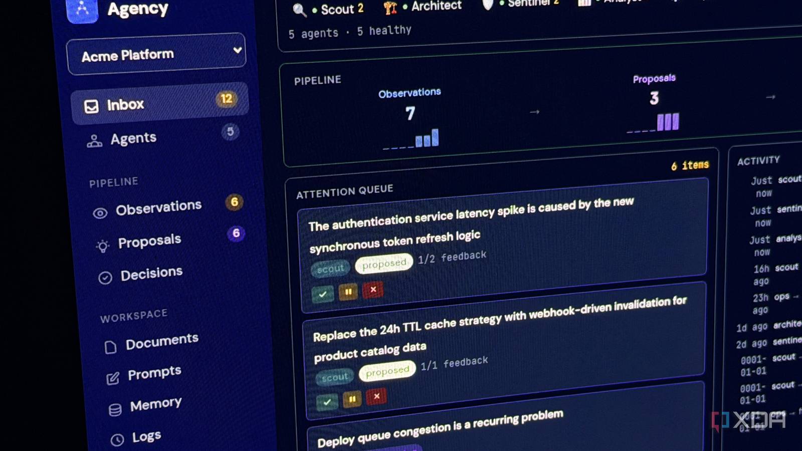 A codificação do agente finalmente funcionou quando eu a conectei ao quadro Kanban