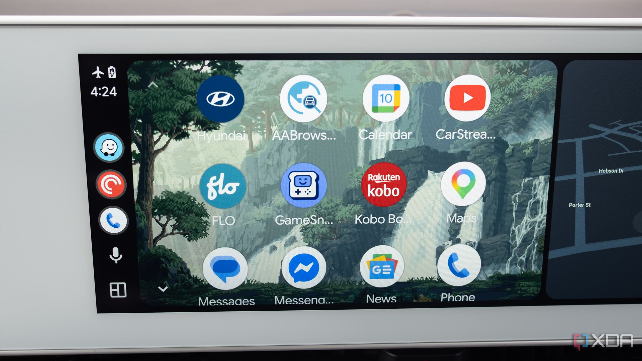 Android Auto home screen 