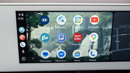 Android Auto home screen