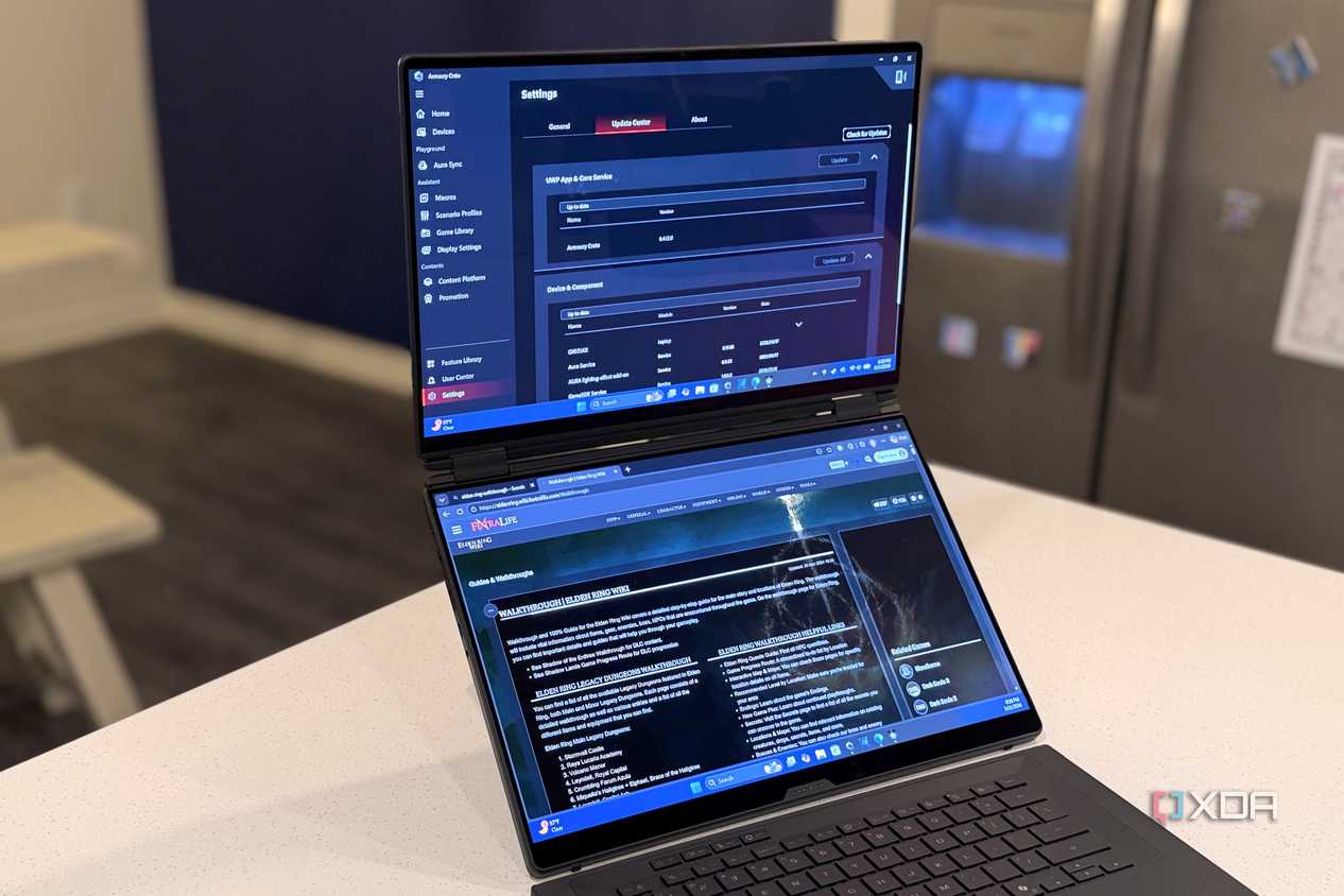 Asus Rog Gamer Splash Screen Dual screens on a gaming laptop sounds absurd until you try it for a week