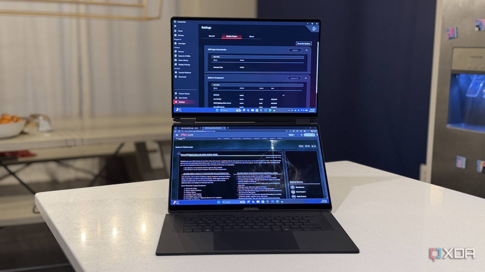 Dual screens on a gaming laptop sounds absurd until you try it for a week
