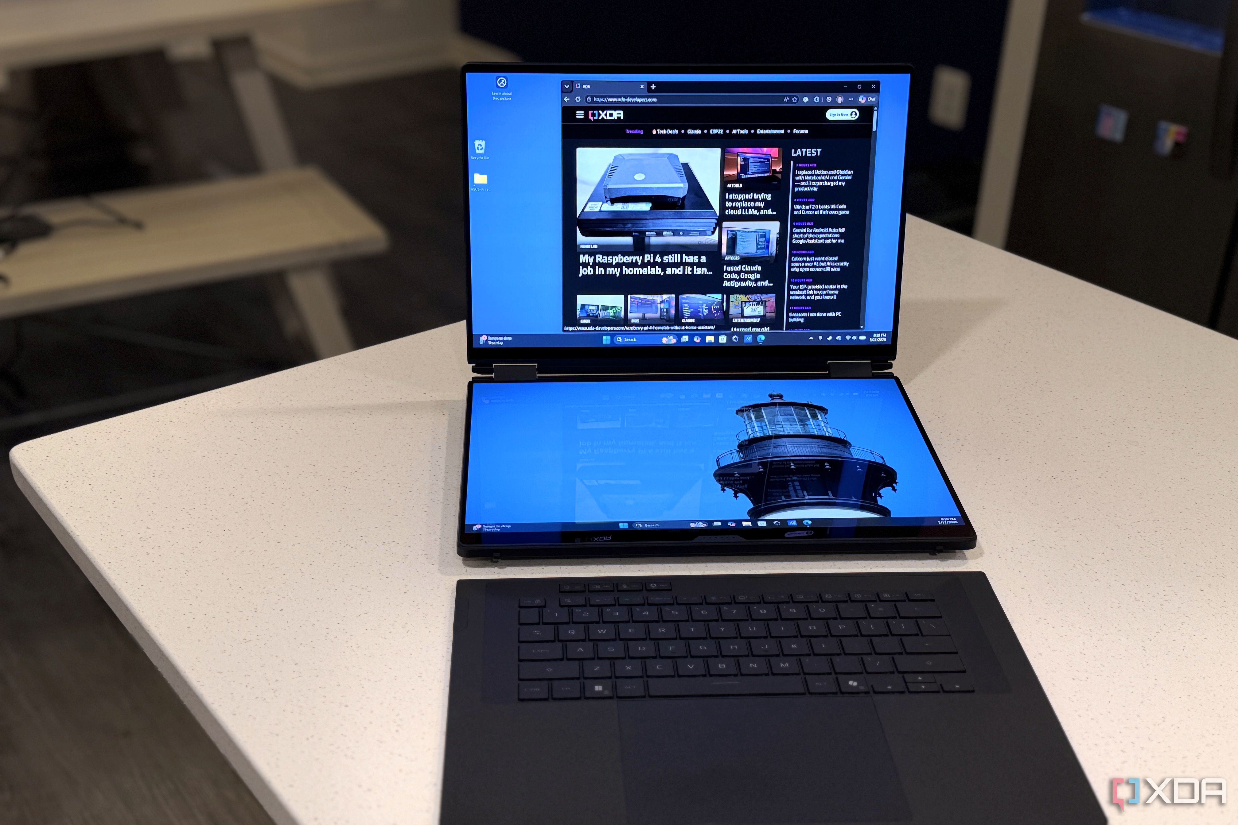 Dual screens on a gaming laptop sounds absurd until you try it for a week