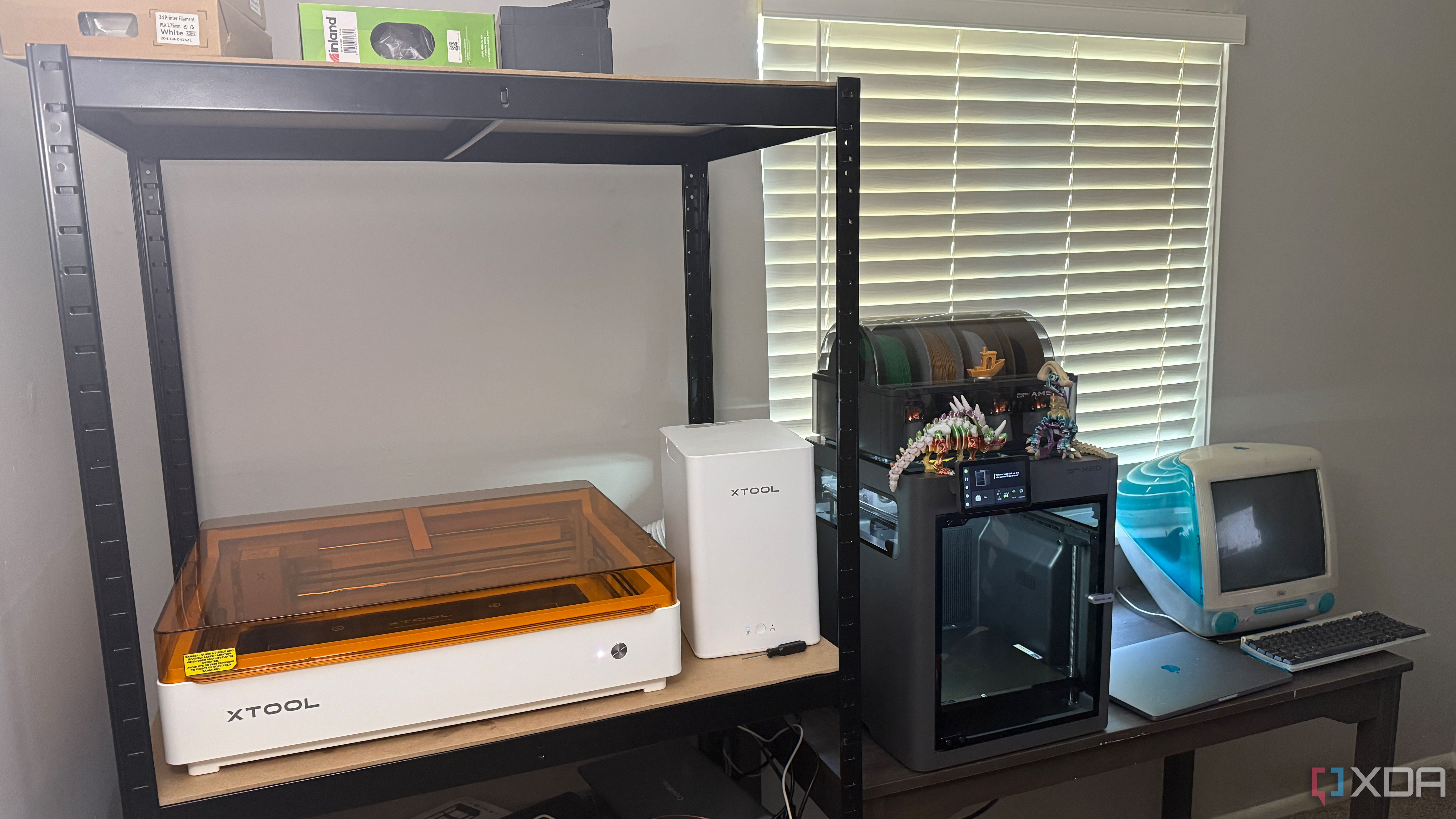 xTool's M2 does color printing, laser cutting, and engraving for