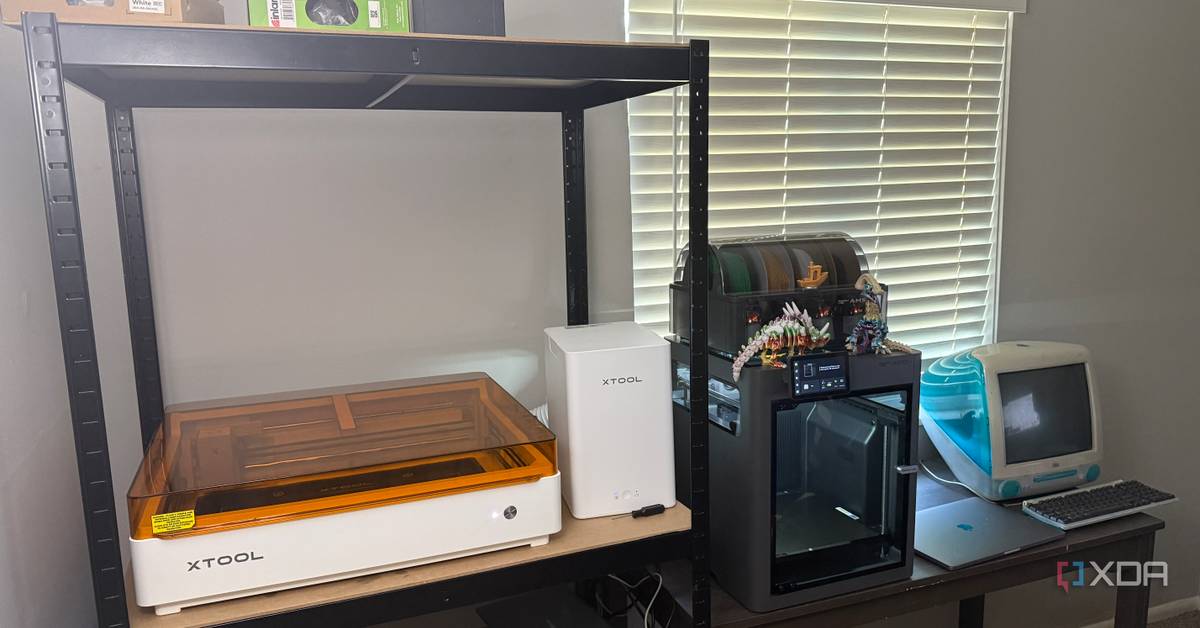 xTool's M2 does color printing, laser cutting, and engraving for