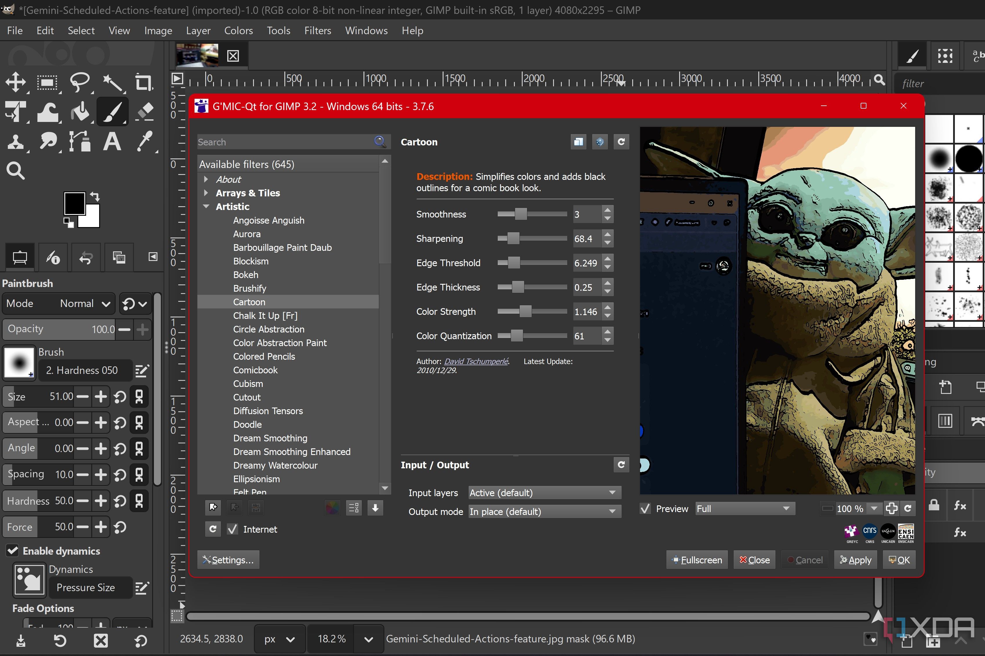 I ditched PhotoFiltre for GIMP, and it's the upgrade I didn't know I needed
