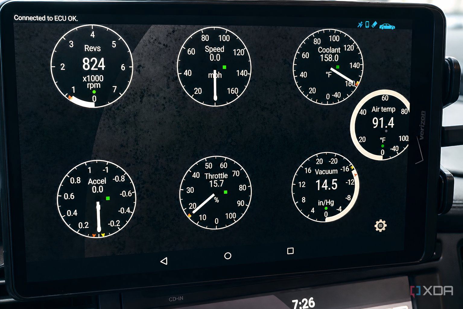 I turned my old Android phone into a useful dashboard diagnostic ...