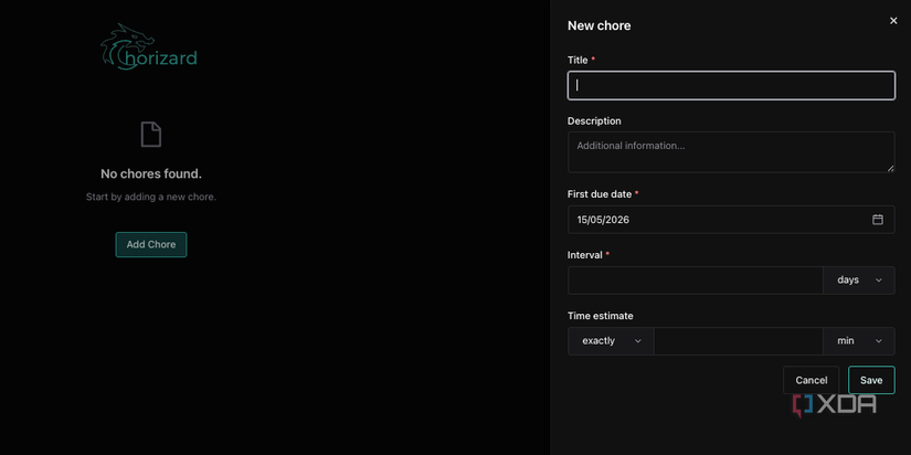 Chorizard 7 Housework Planning App