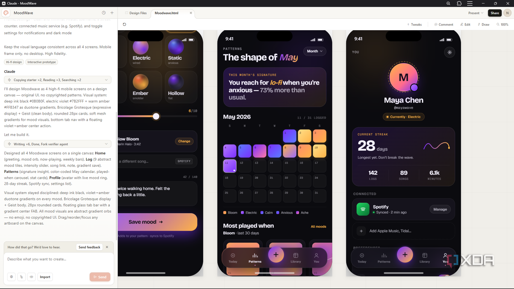 Как работать с Claude Design по методу создателя инструмента интерфейс мобильных макетов в Claude Design