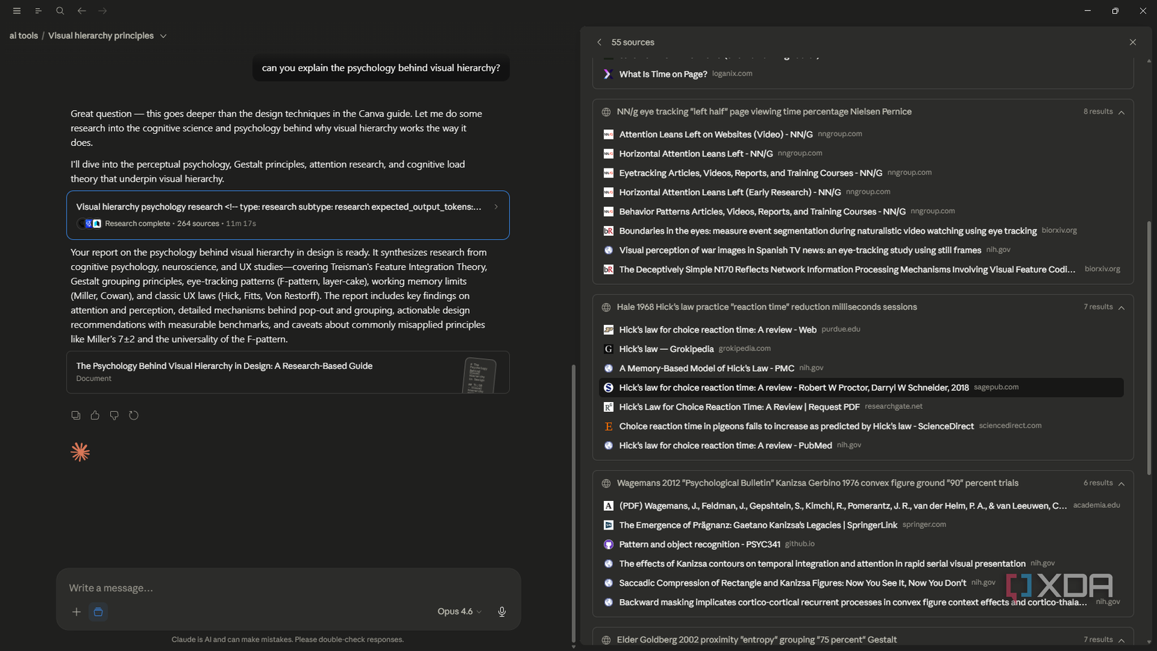 claude research mode  citations