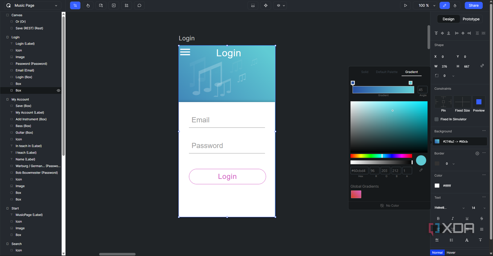 design canvas in quant-ux