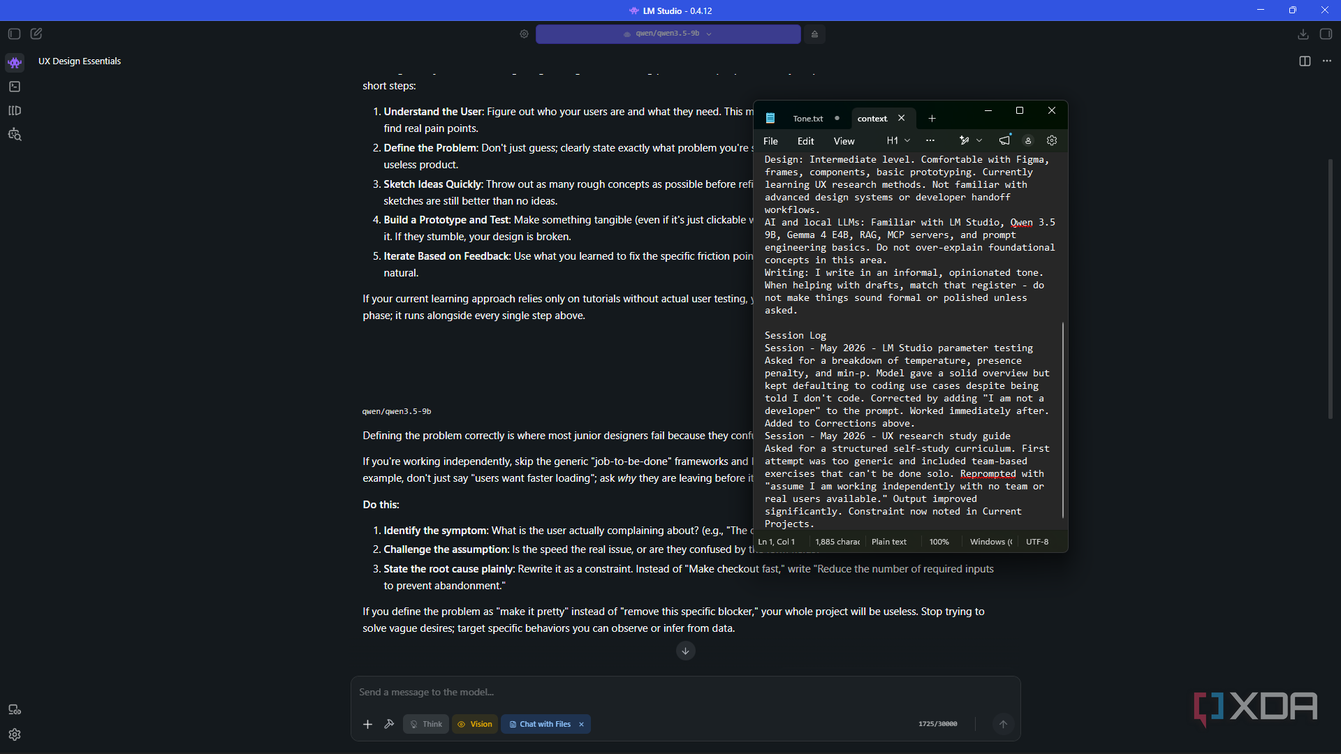 I gave my local LLM persistent context, and it finally stopped making ...