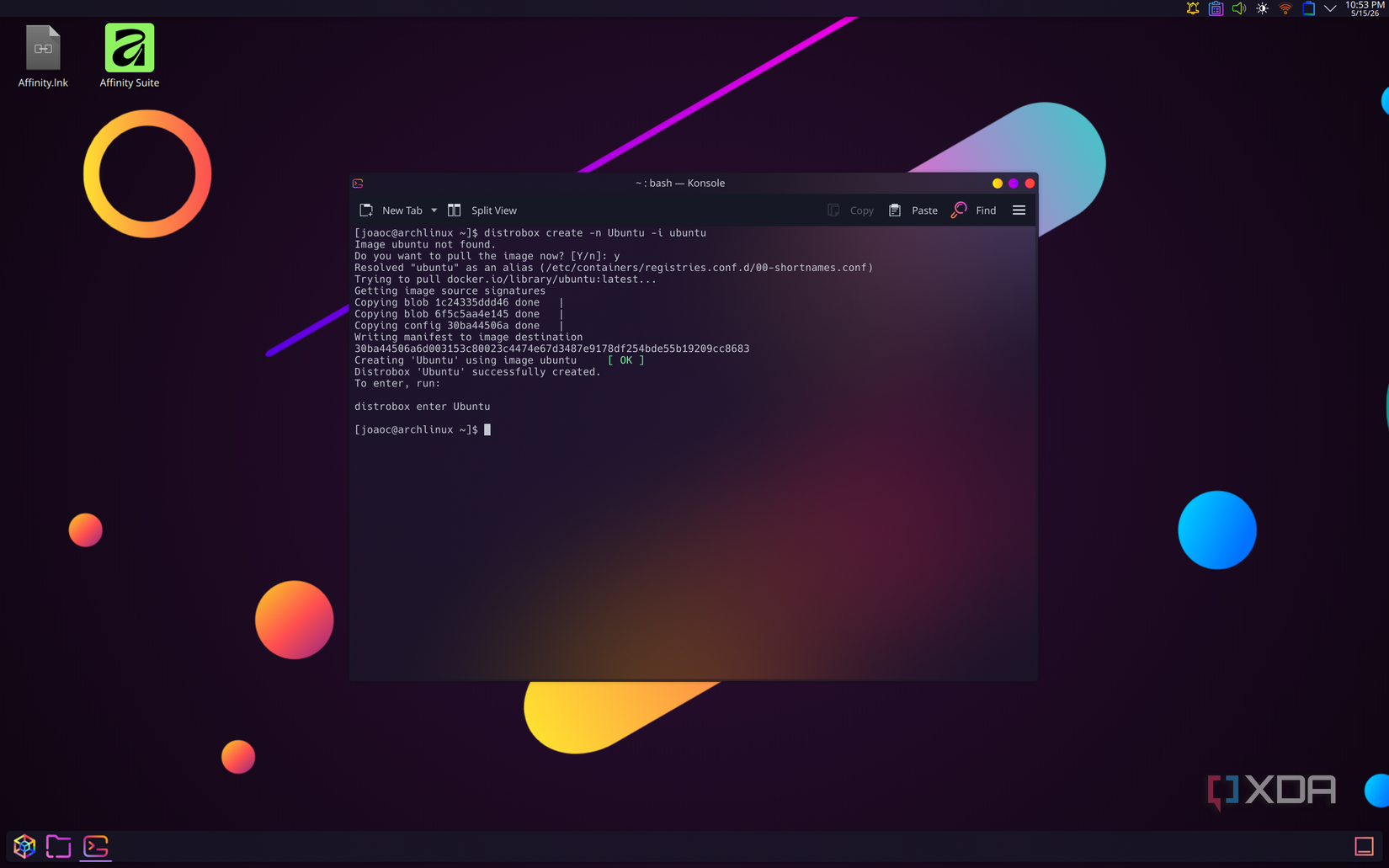 Distrobox is like a package manager for distros that runs on top of ...