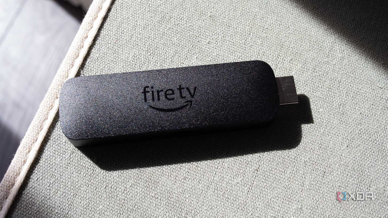 The Fire TV Stick 4K Max sitting in the sun