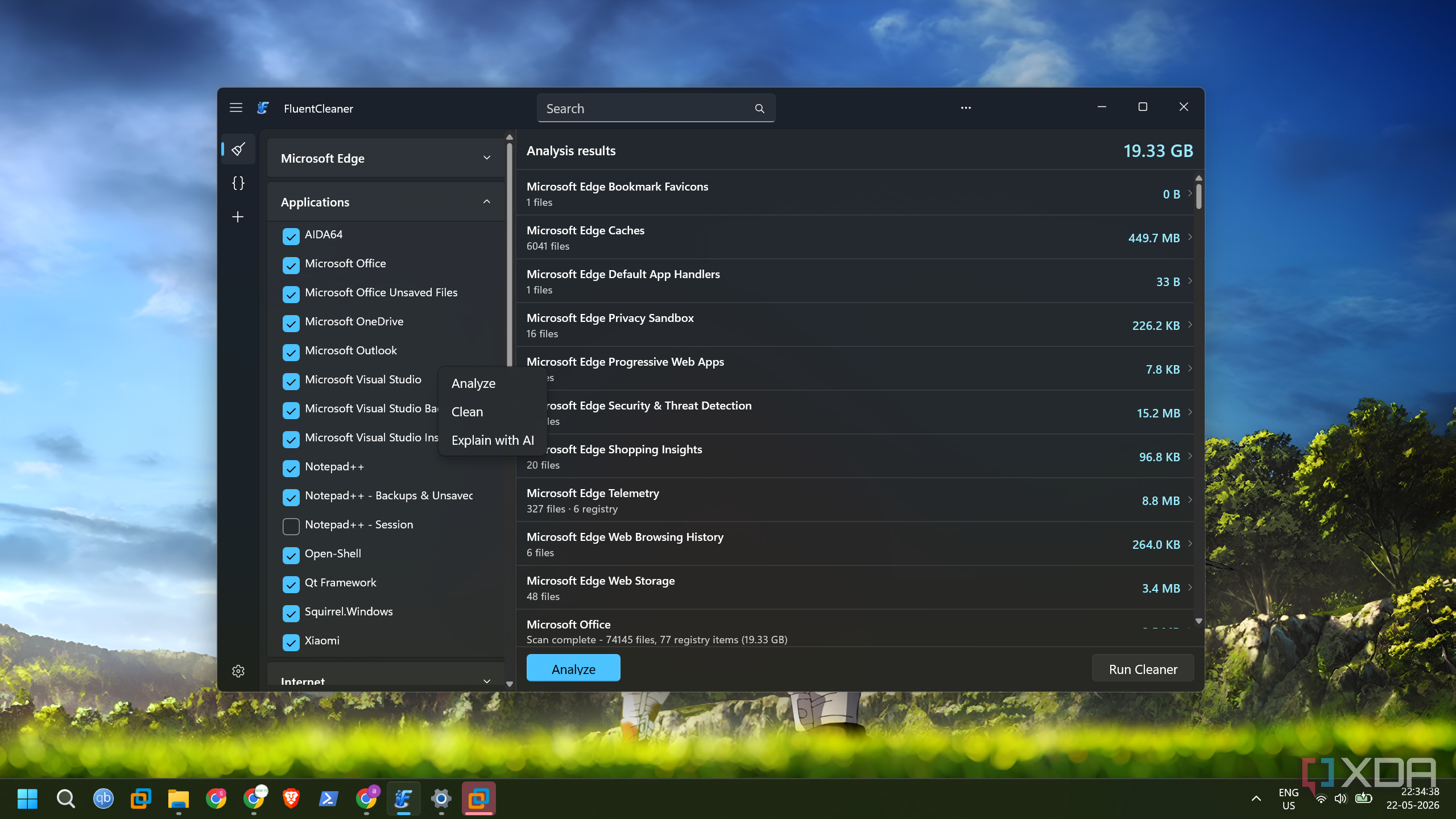 I ditched PC Manager for Fluent Cleaner after it found more junk to remove