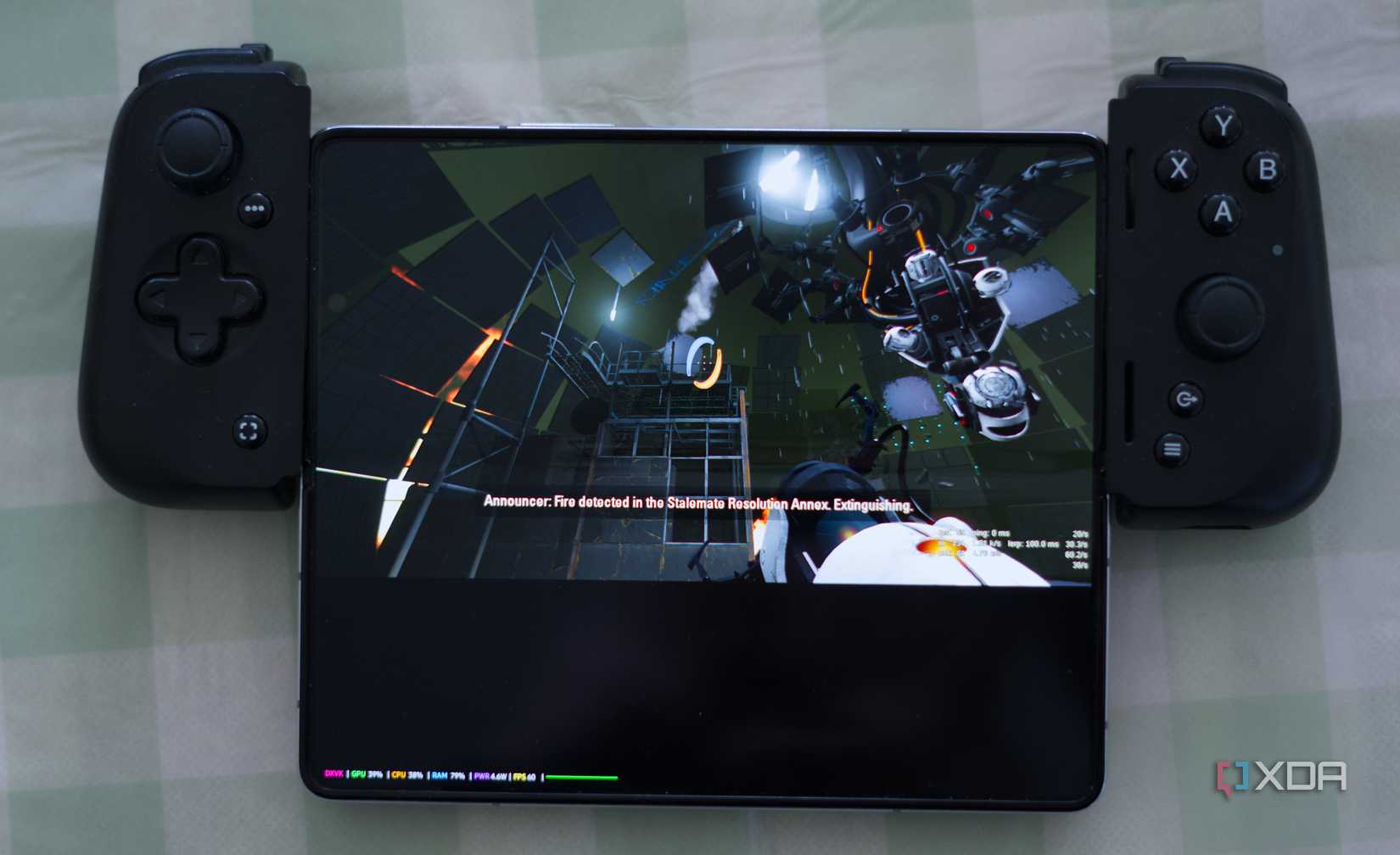 gamehub lite samsung galaxy z fold 5 portal 2