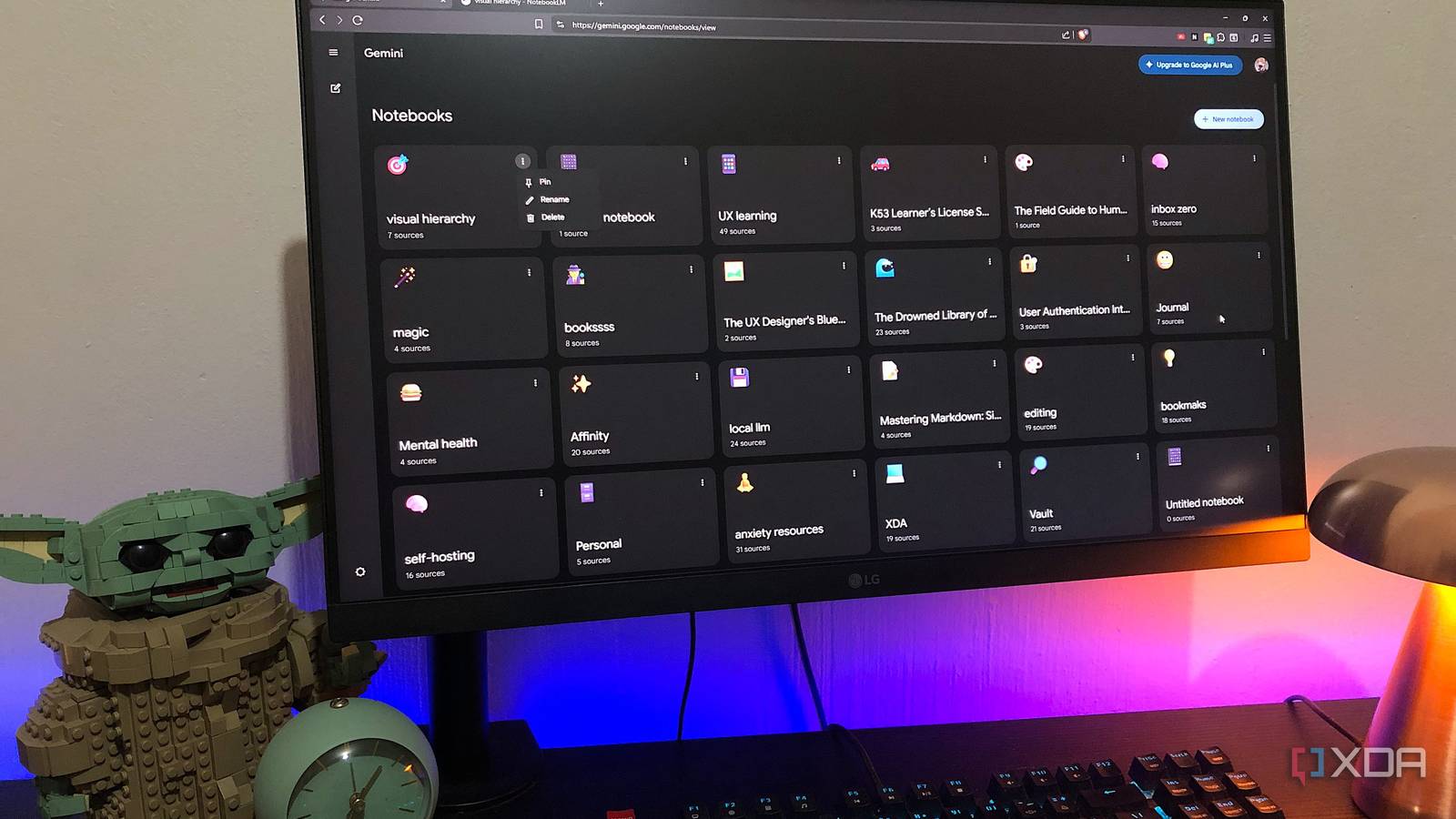 Gemini's Notebooks feature solved a workflow problem I didn't know I had
