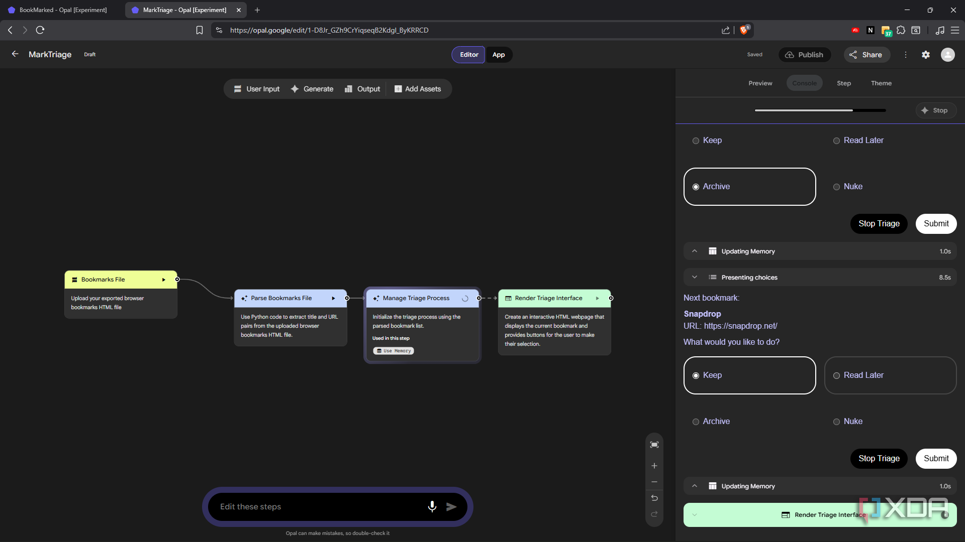 I built an app with Claude Design and Google Opal, and only one ...