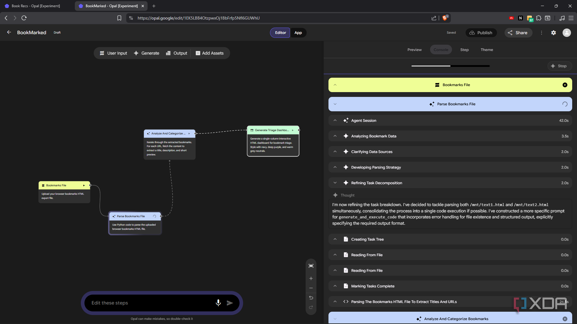 I built an app with Claude Design and Google Opal, and only one ...