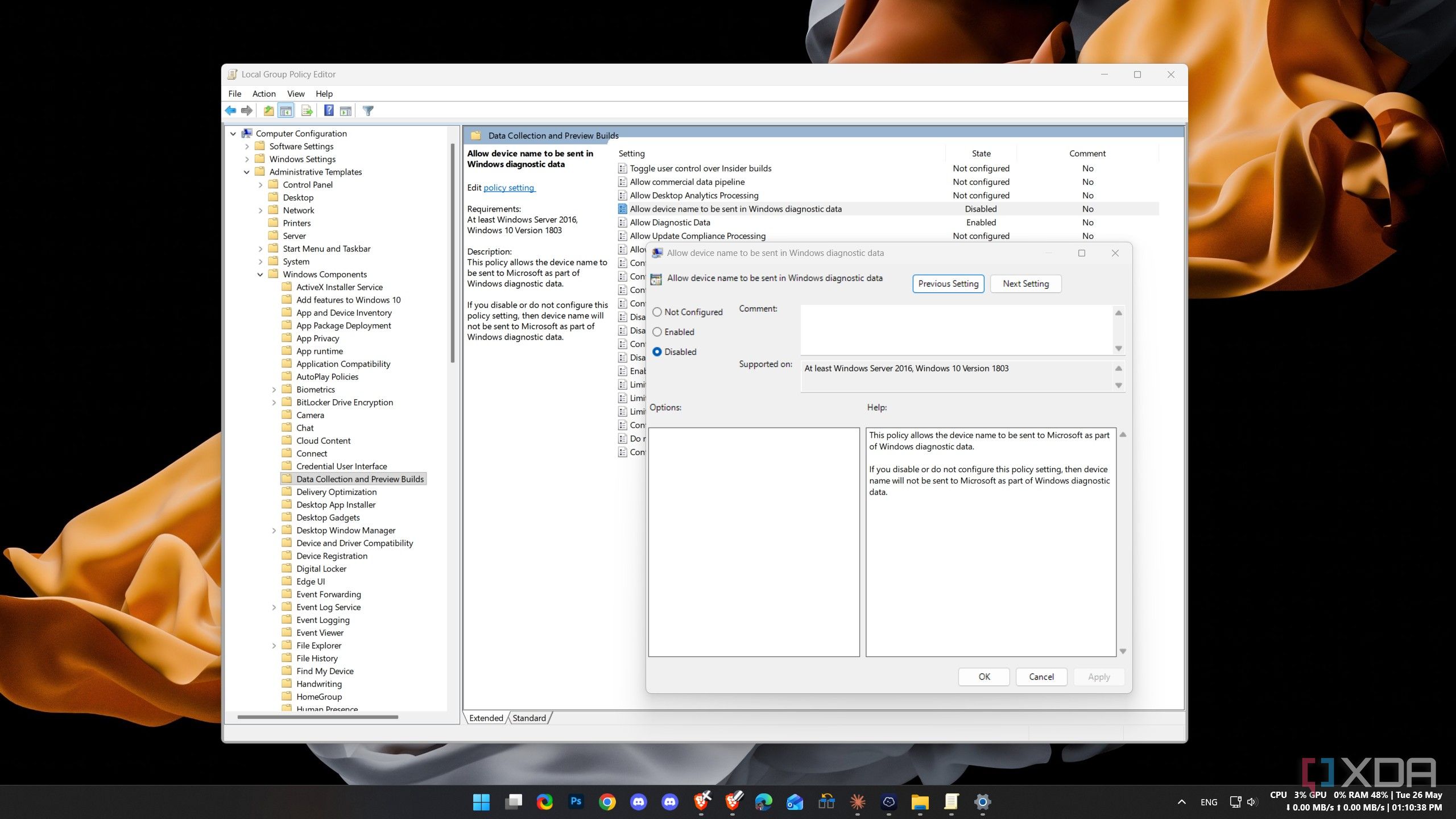 I disabled these Windows 11 features with Group Policy, and my PC ...