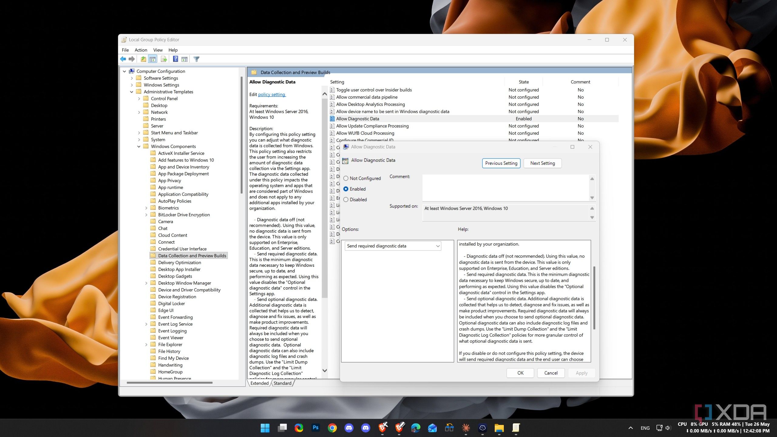 I disabled these Windows 11 features with Group Policy, and my PC ...