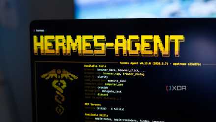 Agent Hermes running in a Mac terminal