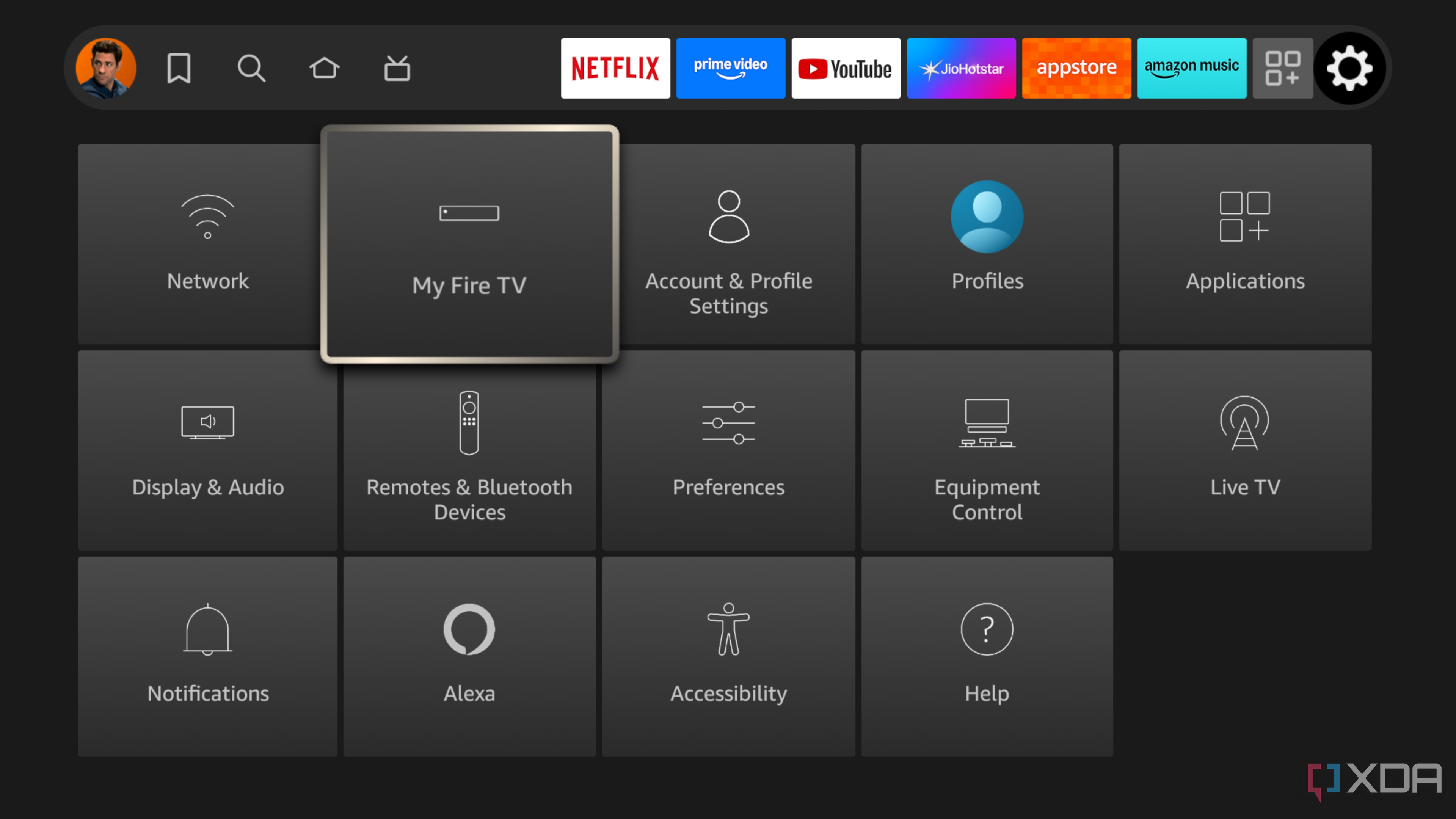 Fire TV Stick settings