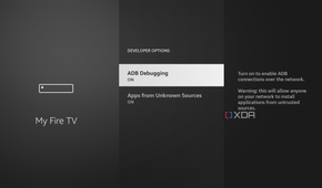 allow apps from unknown source in Fire TV Stick