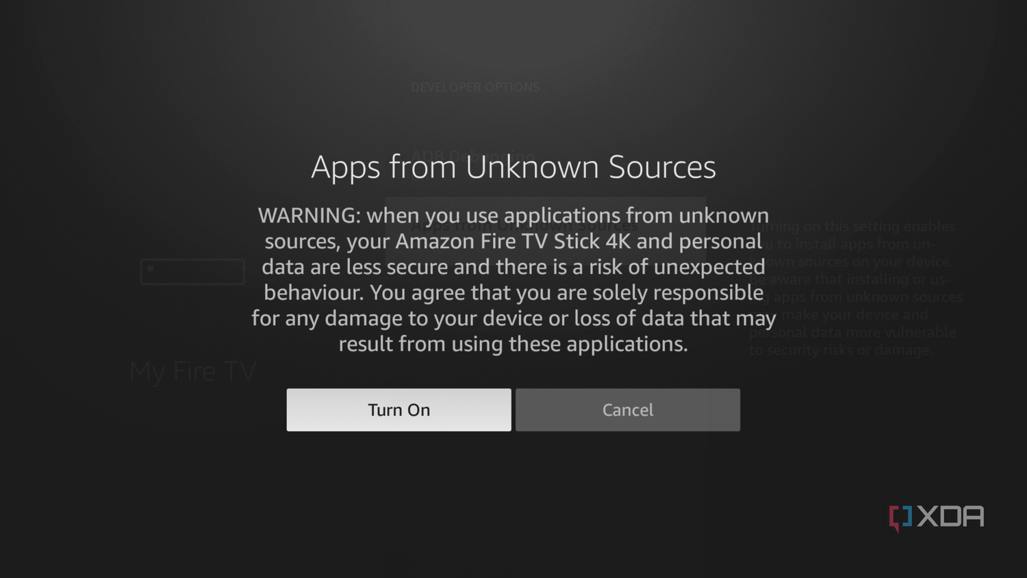 confirm apps from unknown sources