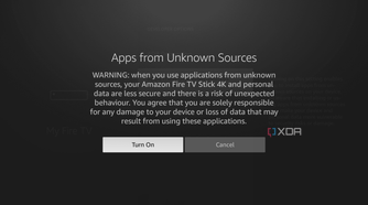 confirm apps from unknown sources